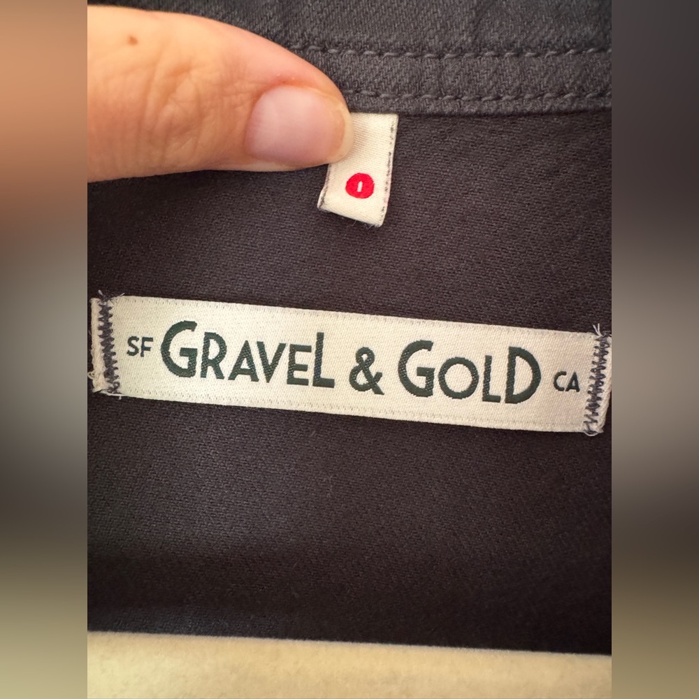Gravel and Gold Yuba Coat Asphalt Size 0 / Small - Picture 7 of 12